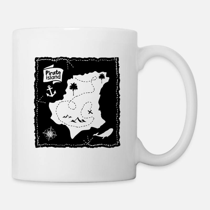 Pirate island - Mug blanc - blanc