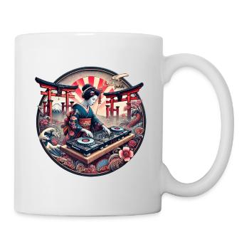Yukiko Geisha: Rhythm of Tradition - Tasse - Weiß - Rechts