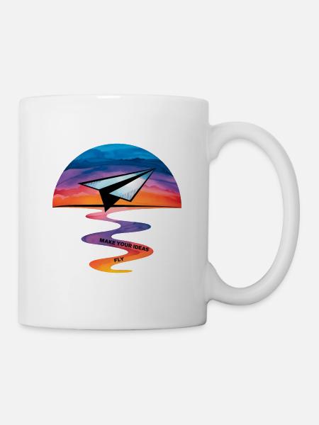 Make Your Ideas Fly - Mug - white