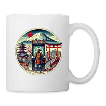 Yukiko Samurai: Blade & Joystick Mastery - Tasse - Weiß - Rechts