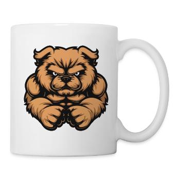 Chow Chow Hund Muskeln Fitness - Tasse - Weiß - Rechts