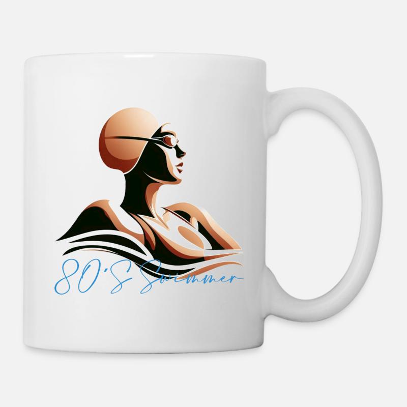 Nageur - Mug blanc - blanc