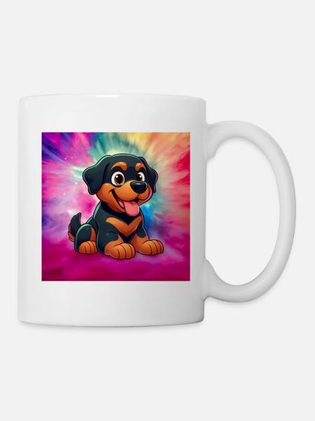 rottweiller 4 - Mug blanc - blanc