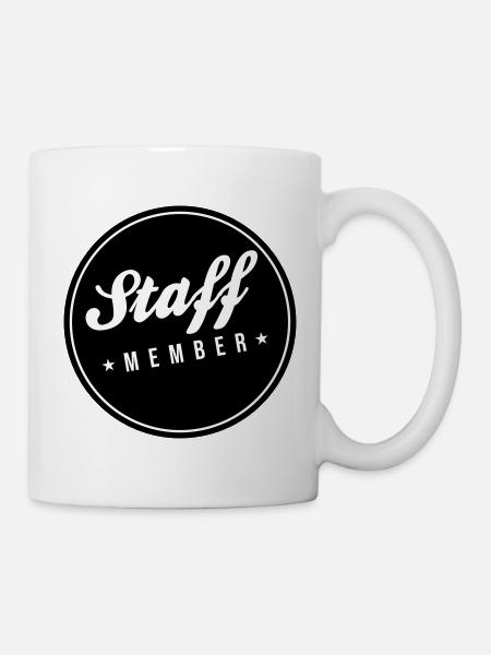 Staff Mitglied - Tasse - Weiß
