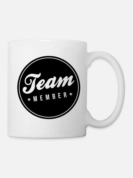 Team Mitglied - Tasse - Weiß