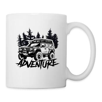 Adventure 4x4 - Mug blanc - blanc - Droite