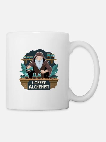 Kaffee-Alchemist - Tasse - Weiß