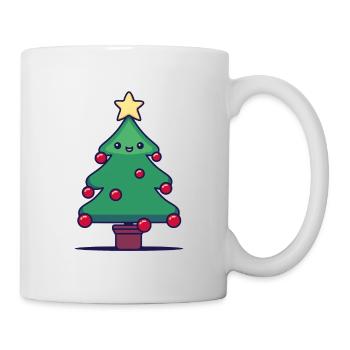 Christmas tree - Mug - white - Right
