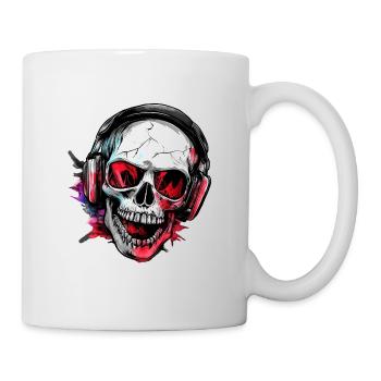 DJ Skull : Le son des morts - Mug blanc - blanc - Droite