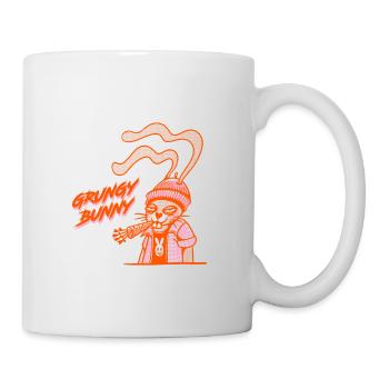Grungy Bunny - Mug blanc - blanc - Droite