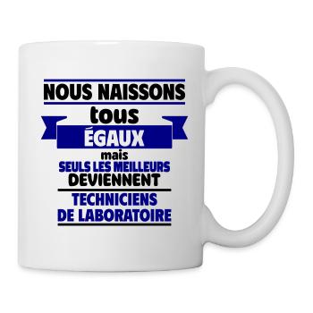 Les meilleurs techniciens de laboratoire - Mug blanc - blanc - Droite