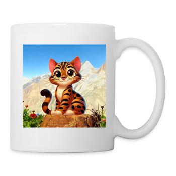 Bengalen 15 - Tasse - Weiß - Rechts