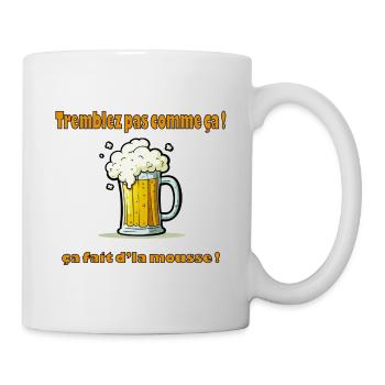 tremblez - Mug blanc - blanc - Droite
