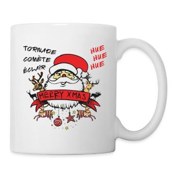 NOEL MERRY XMAS HUE LES RENNES - Mug blanc - blanc - Droite