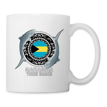 Tiger Beach Bahamas - Mug - white - Right
