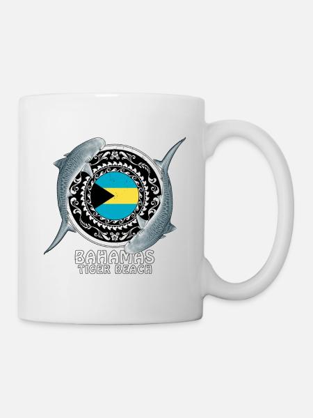 Tiger Beach Bahamas - Tasse - Weiß
