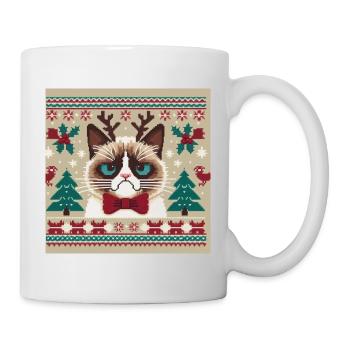 NOËL - CHAT - Mug blanc - blanc - Droite