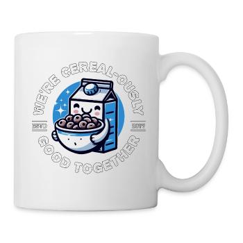 NOUS SOMMES BONS ENSEMBLE SUR LE PLAN DES CÉRÉALES - Mug blanc - blanc - Droite