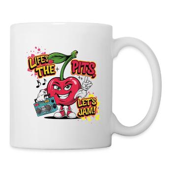 Life's the Pits, Let's Jam - Mug blanc - blanc - Droite