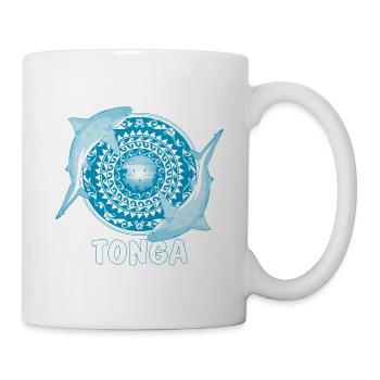 Tonga Bull Shark - Mug - white - Right