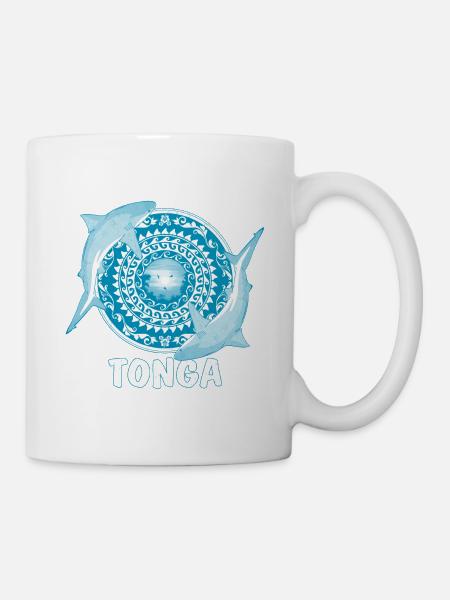 Tonga Bullenhai - Tasse - Weiß