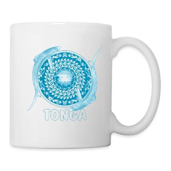Tonga Blue Sharks - Mug - white - Right