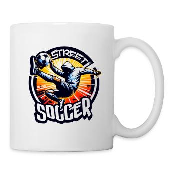 Street Soccer in the sun Soccer - raffstaff ® - Mug - white - Right