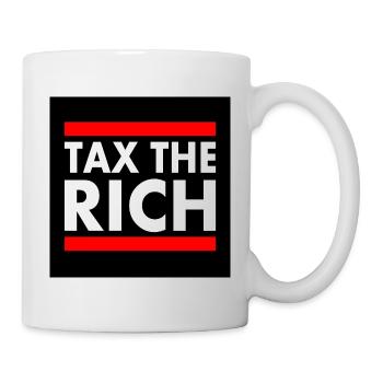 Eat the rich - Tasse - Weiß - Rechts