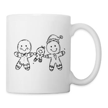 Gingerbread Family - Mug - white - Right