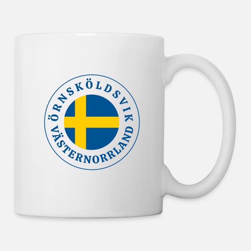 ÖRNSKÖLDSVIK-VÄSTERNORRLAND - Tasse - Weiß