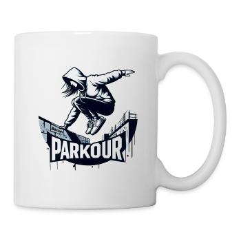 Parkour City Jump Trend Sport Girl - raffstaff ® - Mug - white - Right