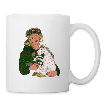 Cozy Christmas, celebrations with friends - Mug - white - Right