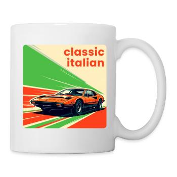 Classic Italian Sportscar - Mug - white - Right