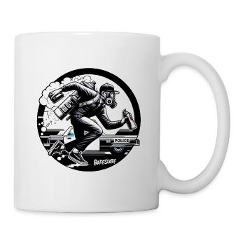 Graffiti Police Graffiti Police illegal tag - raffstaff ® - Mug - white - Right