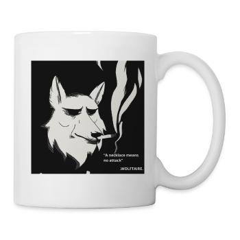 WOLFTAIRE - Mug blanc - blanc - Droite