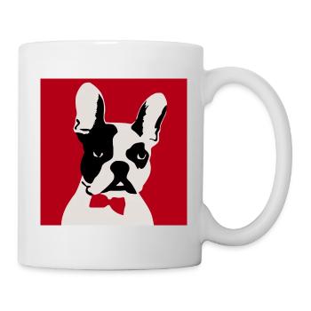 Funny French Bulldog - Mug - white - Right