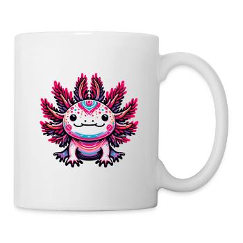 cute axolotl - Mug - white - Right