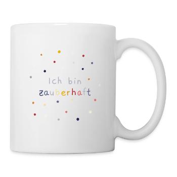 Ich bin zauberhaft- hellblau - Tasse - Weiß - Rechts