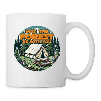 Möge der Wald mit dir sein - Tasse - Weiß - Rechts