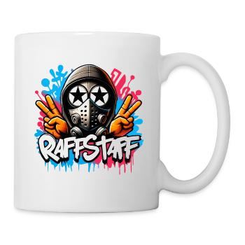 Graffiti Sprayer Peace Mask Sk8 - raffstaff ® - Mug - white - Right
