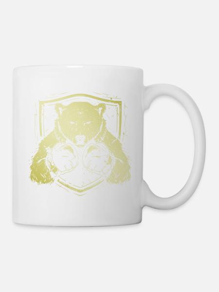 Eisbär Polar Bär Boxer - Tasse - Weiß