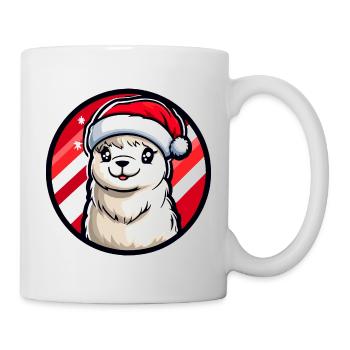 Alpaca Llama Christmas X-Mas - Mug - white - Right