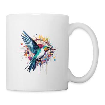 Kolibri Vogel Tierfreiheit Welt Tierwelt - Tasse - Weiß - Rechts