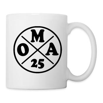 Oma 2025 - Tasse - Weiß - Rechts