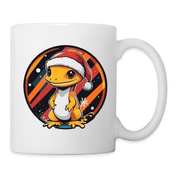 Lizard Christmas X-Mas - Mug - white - Right