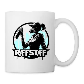 Sprayer Girl Graffiti Tag Sk8 Skate - raffstaff ® - Tasse - Weiß - Rechts