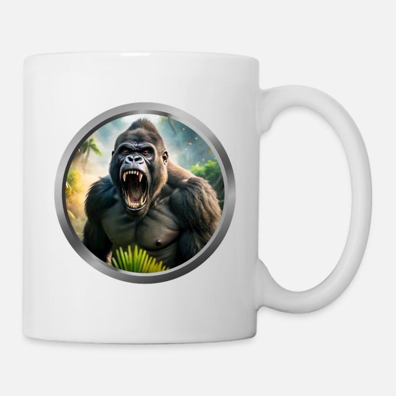 Gorilla Animal - Mug - white