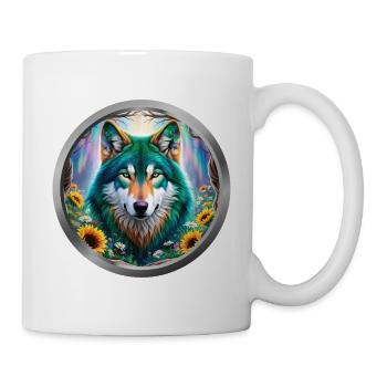 Wolf Animal - 2 - Mug - white - Right