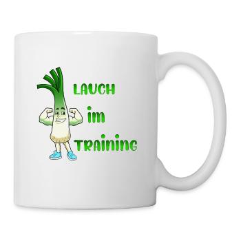 Lauch im Training, für den Lauch von Welt - Tasse - Weiß - Rechts