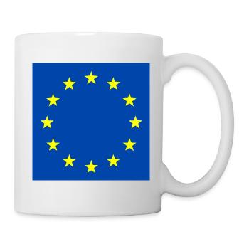 Europa flagge - Tasse - Weiß - Rechts